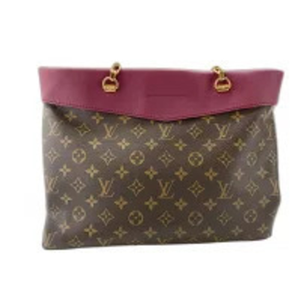 Louis Vuitton Pallas Shopper Tote Bag Brown